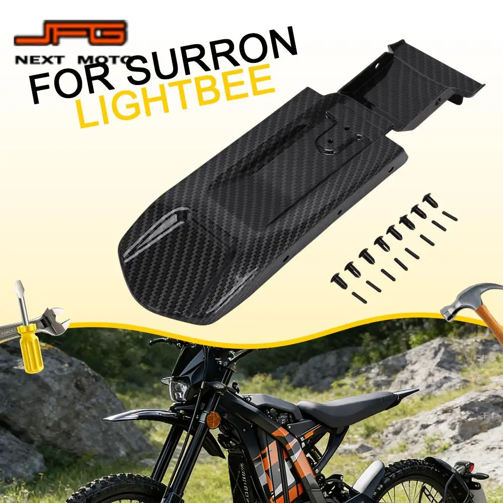

Motorcycles Rear Mud Guards Electric Dirt Bike For Sur-Ron Lightbee S/X Motocross Protector Motorbike Off-Road Durable Parts