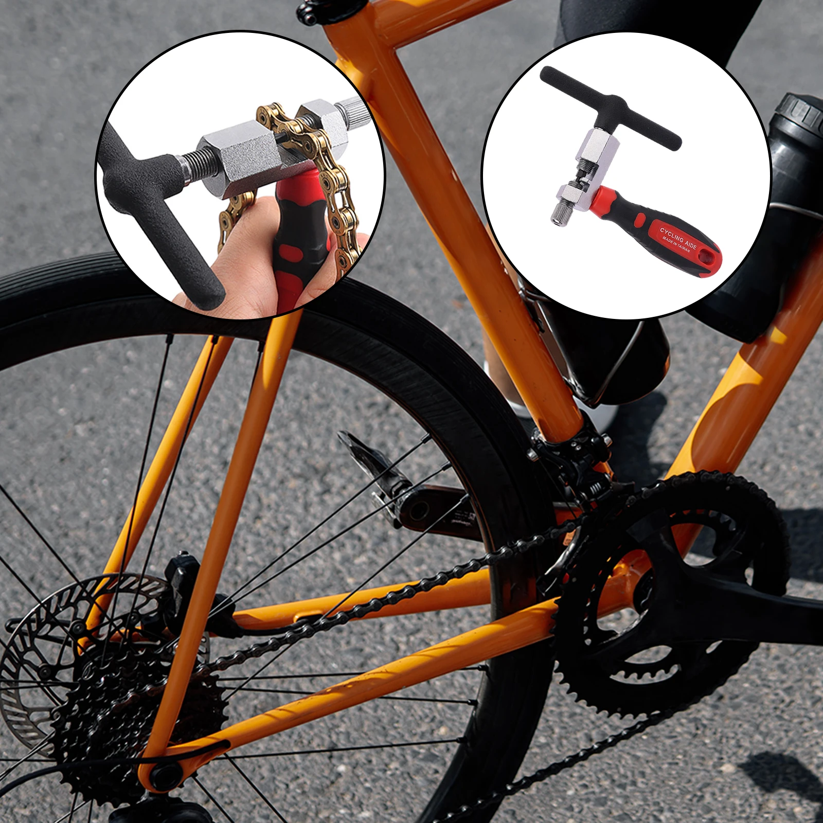 Chain Removal Splitter Detacher for Mountain Road Bikes Chain Cutter Repair Equipment