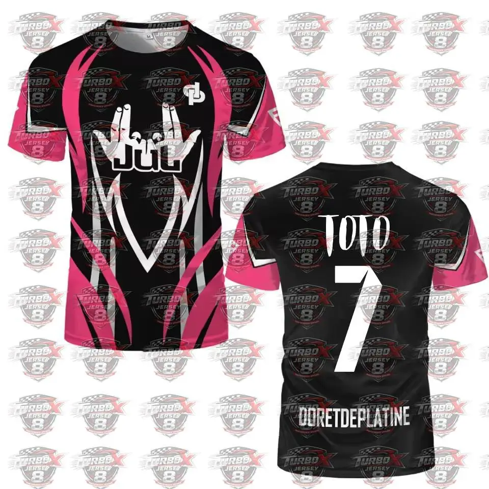 2026 New Jul T-shirts Ninetta Toto  Pink Breathable Training Dp Football Jerseys Summer Fashion Casual Sports French Rapper Tees - view 4