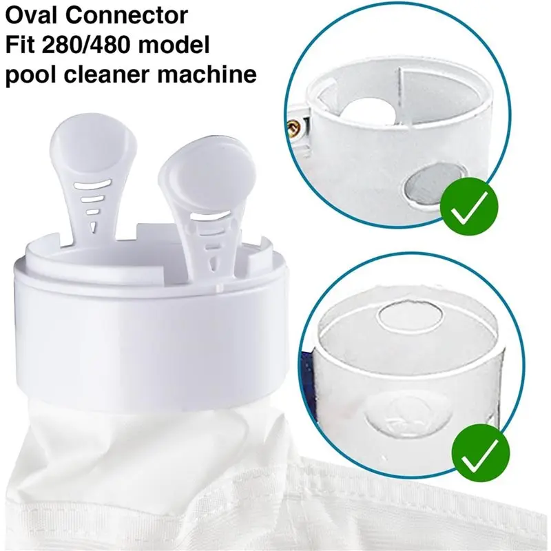 All Purpose Bag For Polaris 280, 480 Pool Cleaner- 2-Pack With Zipper Replacement Parts K16 K13