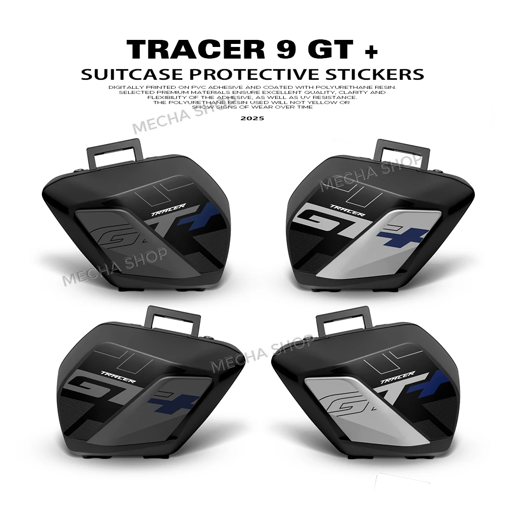 Suitcase Stickers Tracer 9GT + Motorcycle Sticker Protection Kit Decals Suitcase for Tracer 9 GT + 2025
