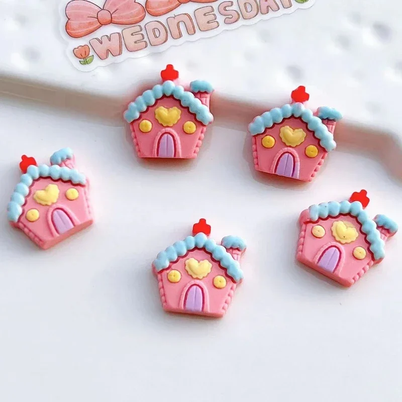2024 New Cute Mini Christmas Series Flat Back Resin Cabochons Scrapbooking DIY Biżuteria Rzemiosło Dekoracja Akcesoria