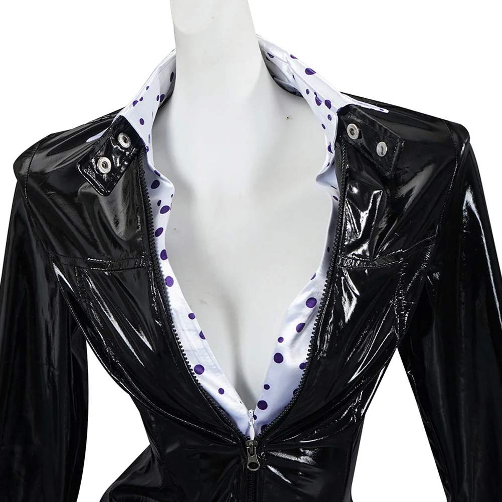 Nico Robin Cosplay Costume Movie Pirate Roleplay Adult Women Disfraz Black Dress Halloween Carnival Party Fantasia Clothing - view 5