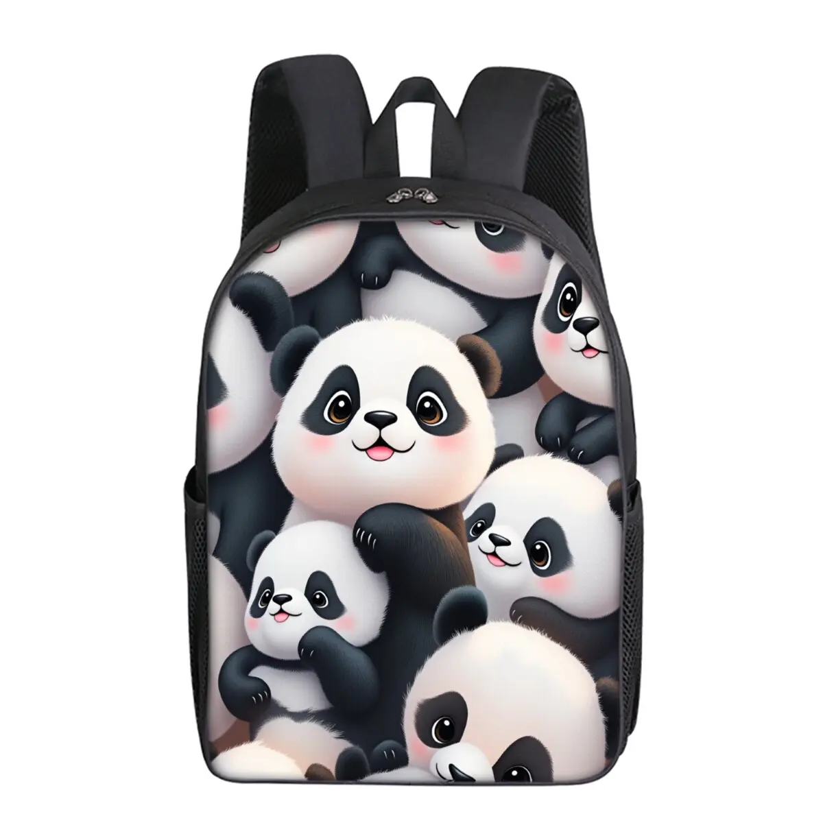 

Простой стильный однослойный рюкзак с принтом панды для мальчиков и девочек, детские лучшие подарки, школьные сумки с 3D мультяшными героями
