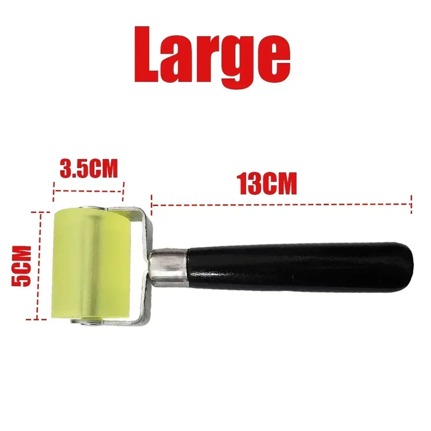 3/5 cm brede rubberen naadroller voor behang, geluidsdemping in auto's, kleverige muurschildering, drukrolwiel