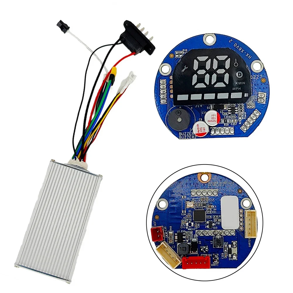 Controller Display Assembly for HX For X6 Electric Scooters Robust 36 Volt Meter Replacement Kit Available Now