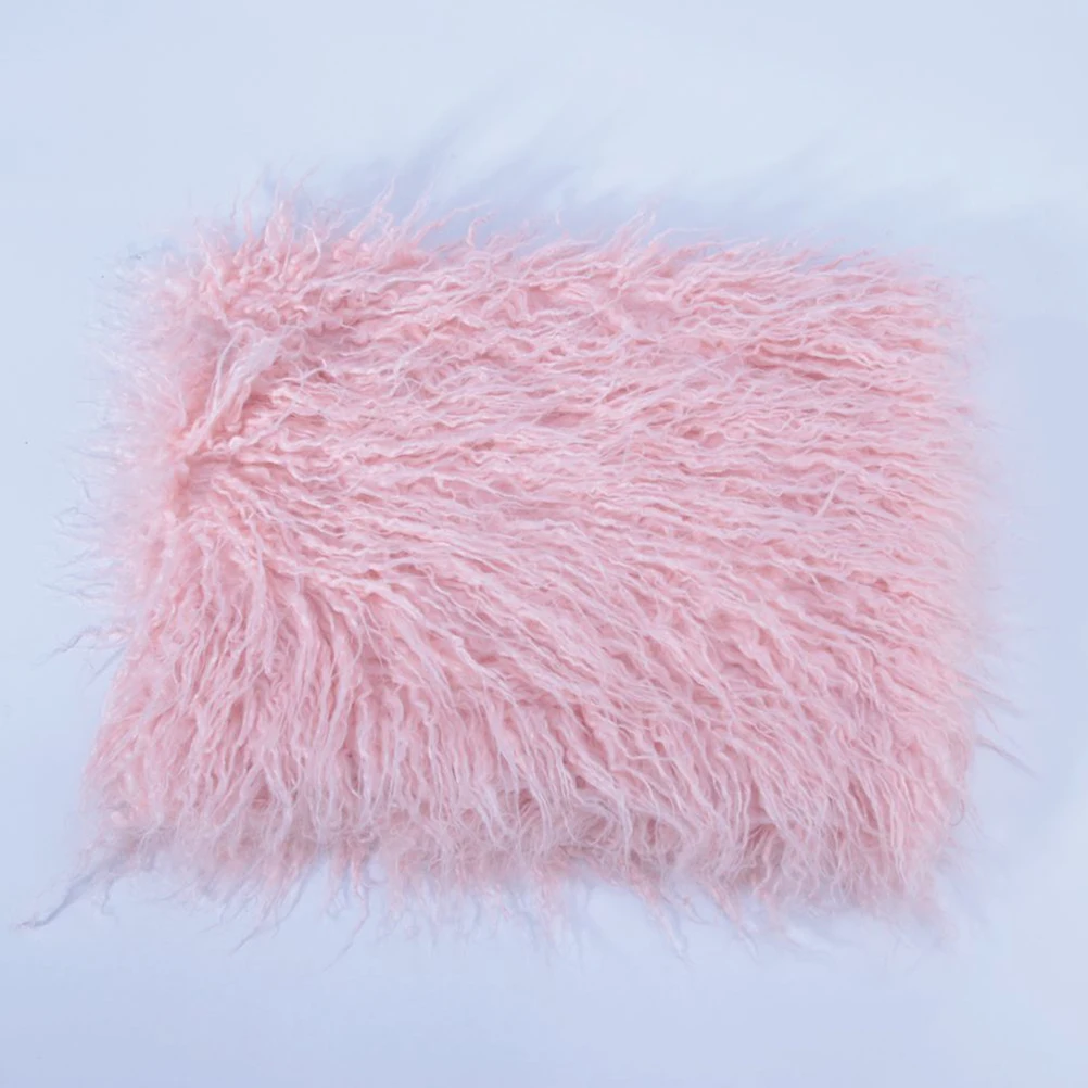 

1pc Photography Blanket Stretchy Skin-Friendly Mat For Newborn Photo Props Use Infant Blanket Pink