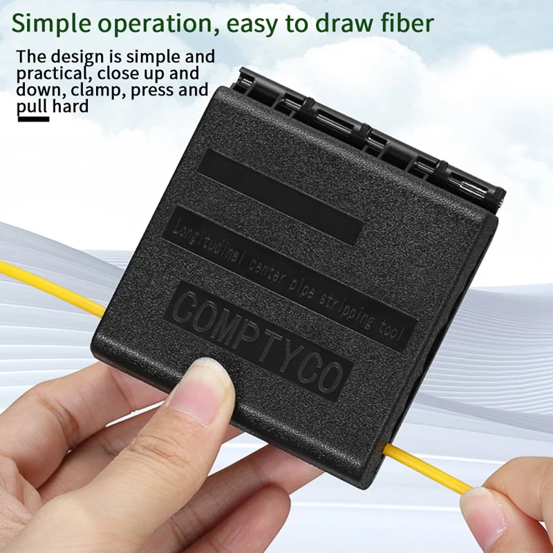 ABXF-AUA-09 光ファイバー縦方向バンドルチューブストリッパースリッターシングルコア/リボン型ケーブルセンターパイプストリッピングツール