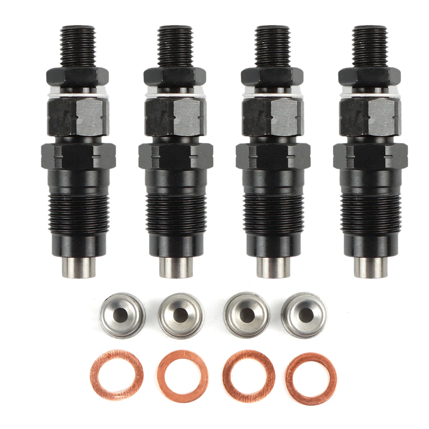 4PC New Diesel Fuel Injectors Set For Toyota Hilux Surf Prado 1KZ-TE 3.0 L 093400-7040 Automotive Professional Parts