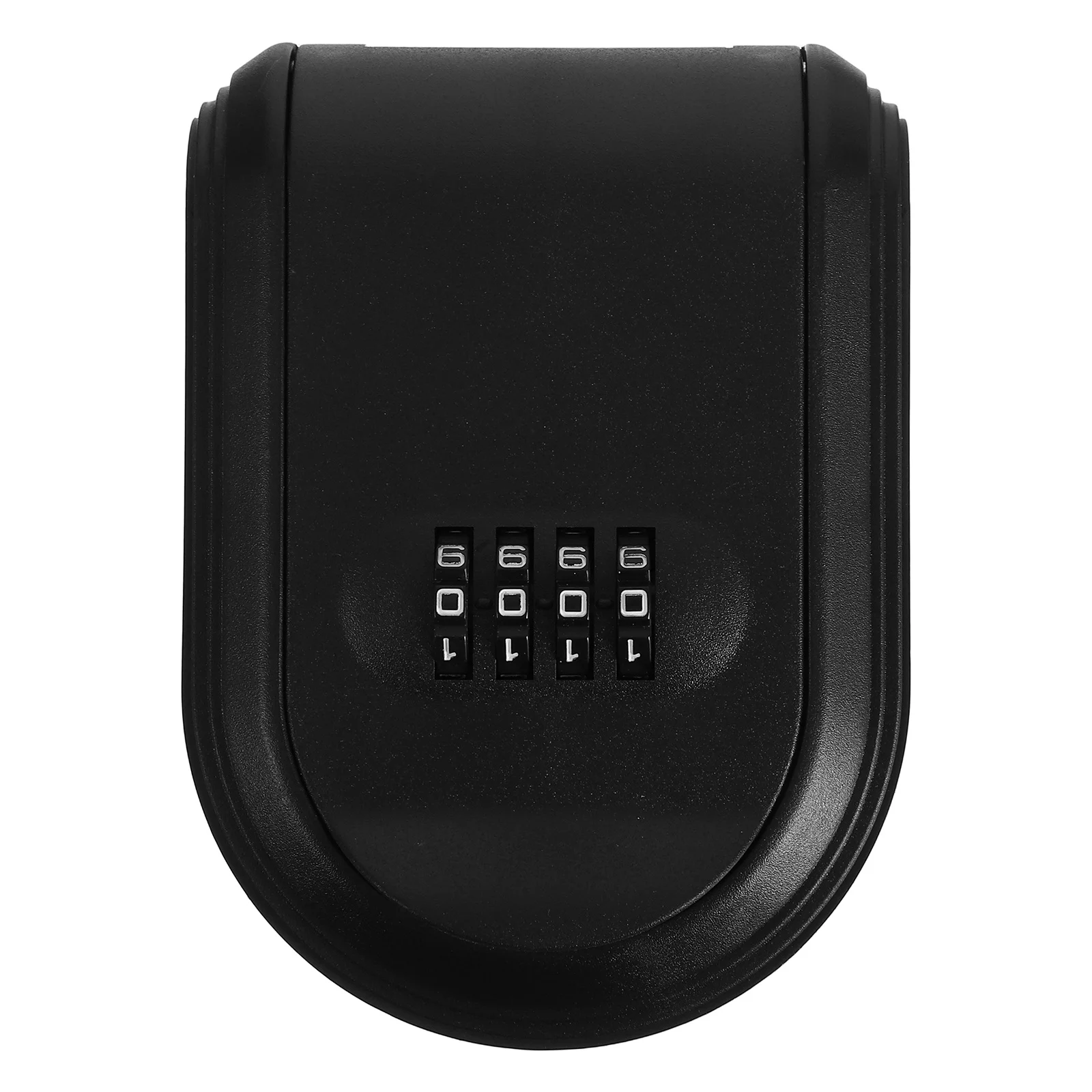 

Black Plastic Key Lock Box with Resettable Code Wall Mount Security Storage for Outdoor Indoor Key Management Solution