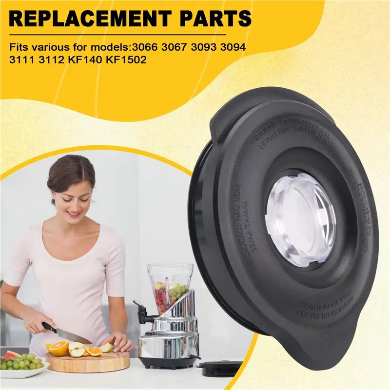 B90B-For Oster Blender Glass Jar Lid And Cover, Compatible For Oster Blenders Classic Blenders Replacement Parts