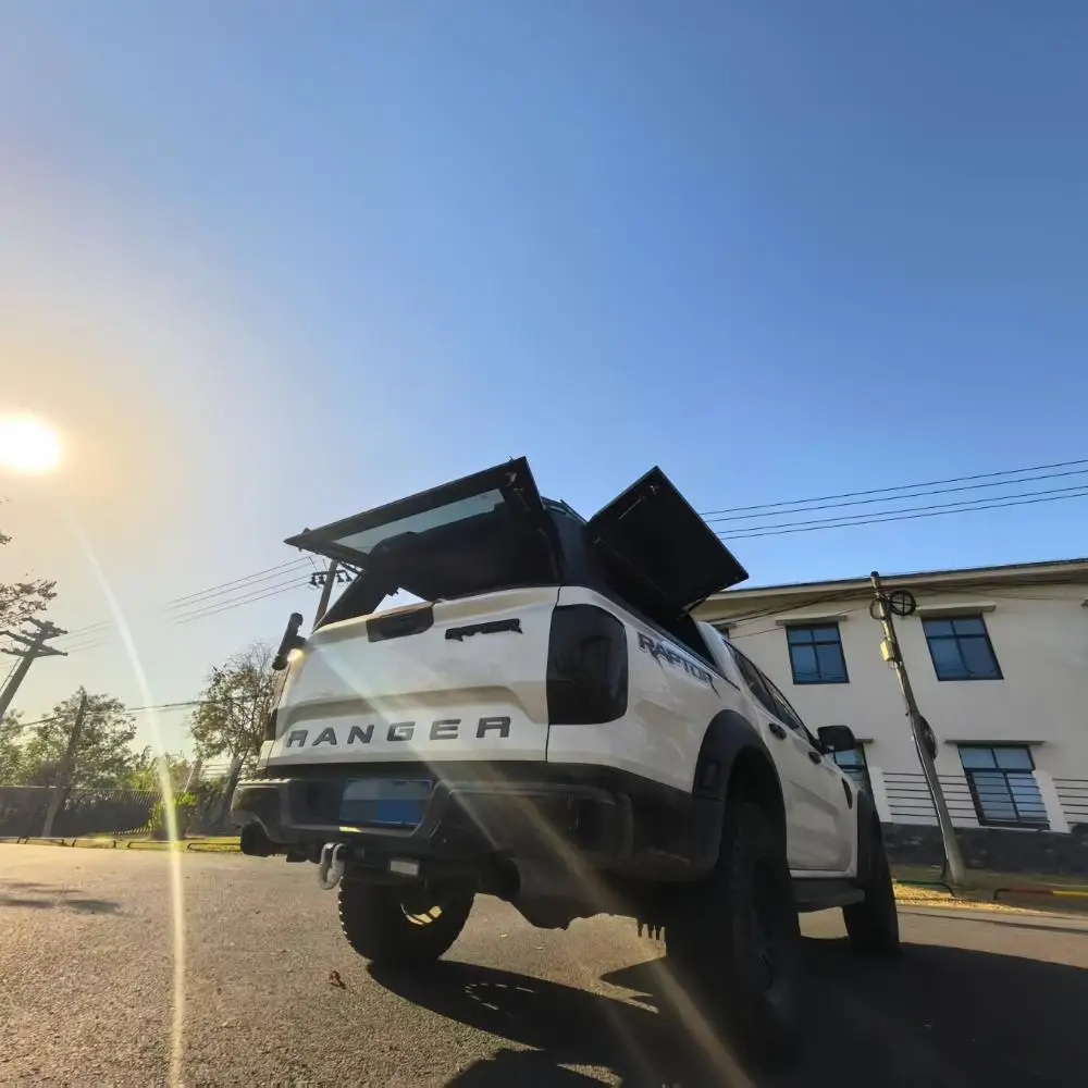 

Steel Aluminum Dual Cab Hardtop 4x4 Pick up Pickup Truck Bed Canopy Topper with Windows for Ford F150 BYD Shark Tacoma