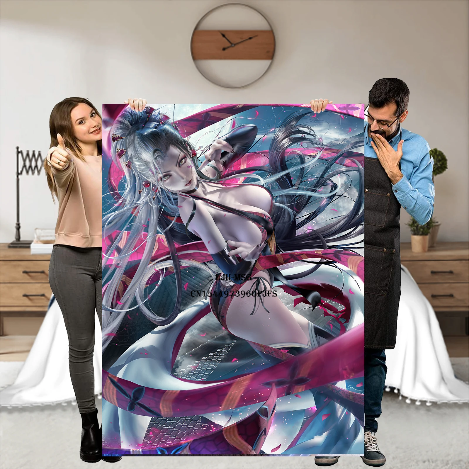 Demon Slayer Blanket Flannel Autumn Anime Attack on Titan Breathable Super Warm Throw Blankets for Bedding Travel Bedding Throws