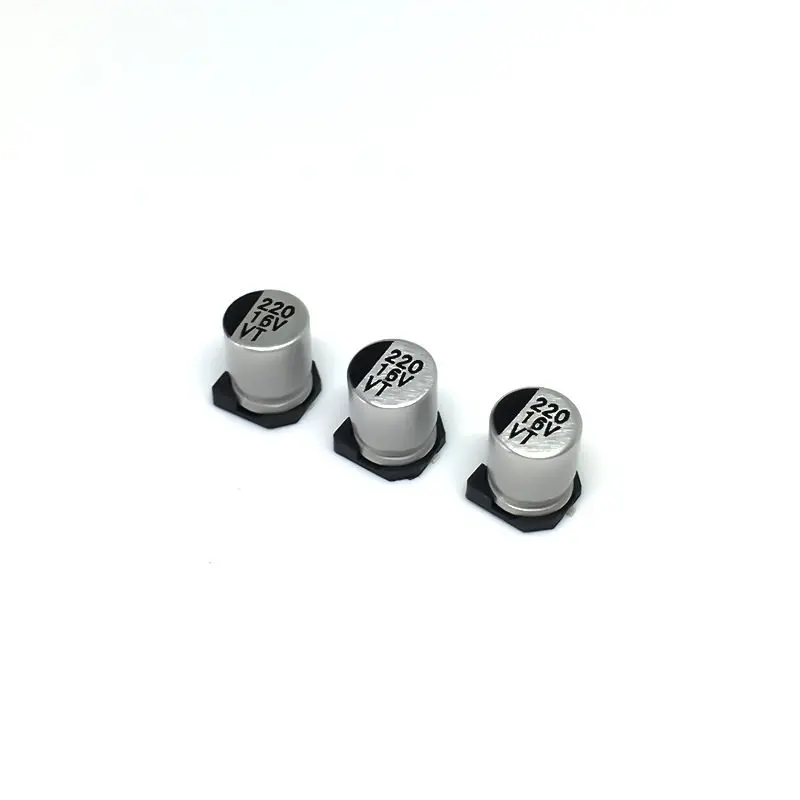 200pcs  Slim 16V 220UF 6.3*7.7MM SMD Capacitor for LED Power Supply