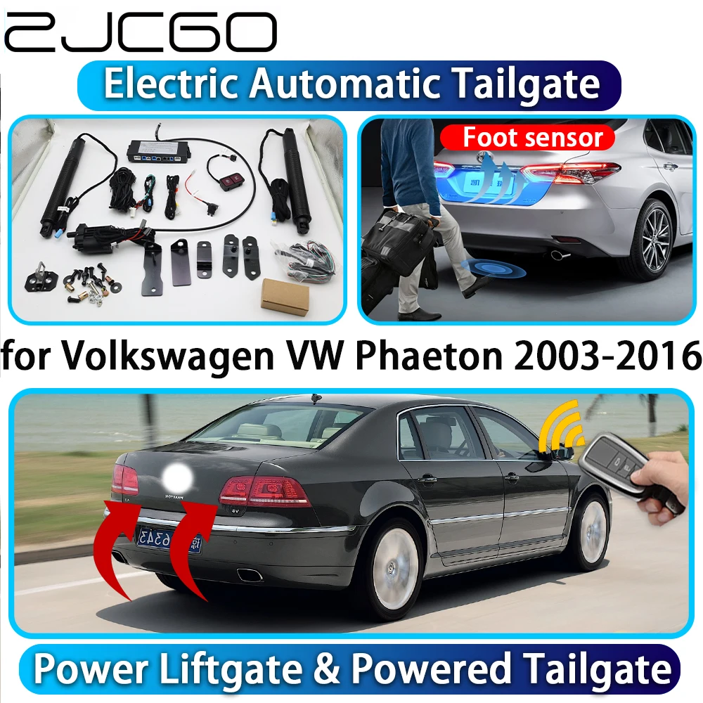 ZJCGO for Volkswagen VW Phaeton 2003-2016 OEM Automatic Power Liftgate Powered Tailgate Intelligent System Car Trunk Lift Kit