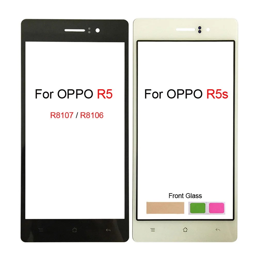 

Touch Screen Panel For OPPO R5s R5 R8106 R8107,Front Outer Glass Screen Panel