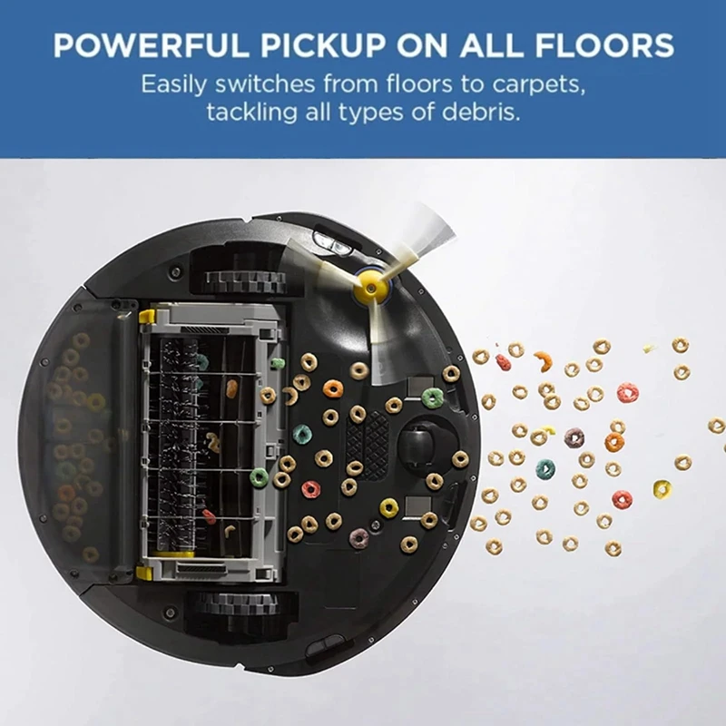 Substituição da escova lateral para Irobot Roomba, Acessórios Aspirador, 500, 600, 700 Series, 692, 694, 680, 660