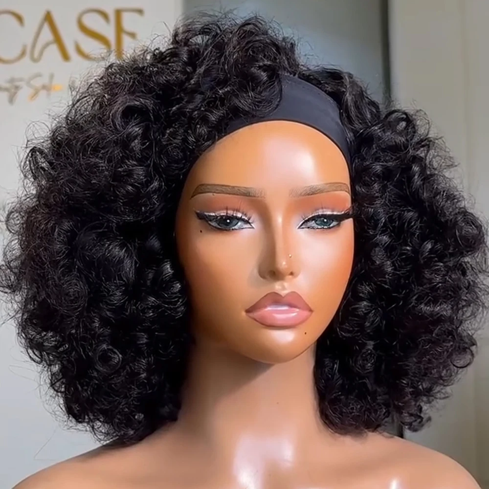 Thumbnail 4 - #68 Popular Human Hair Headband Wigs Choices