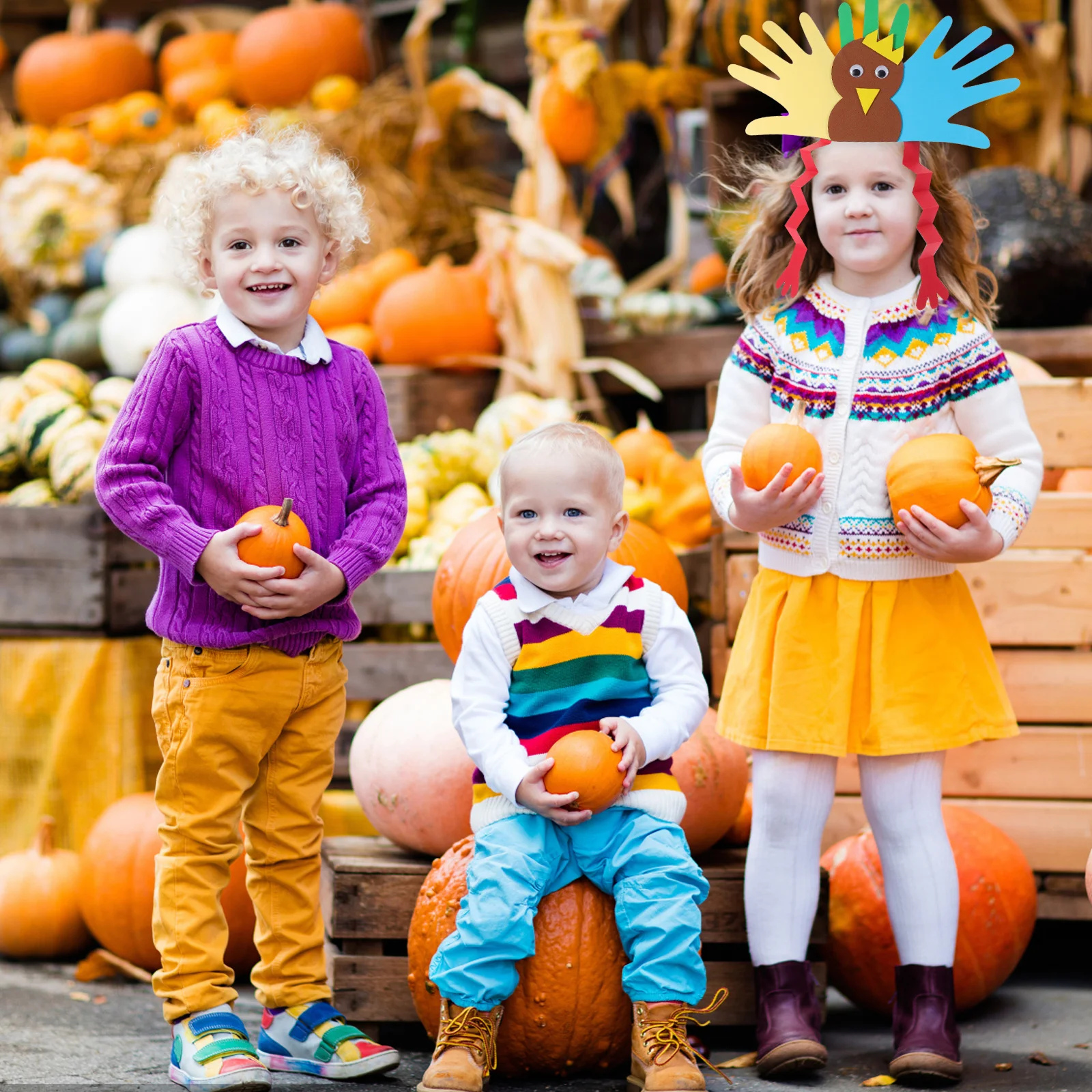 Einzigartiger Truthahnhut für Kinder, dehnbar, modisch, neues Design, bequem, elastisch, Thanksgiving-Accessoire, perfektes Geschenk