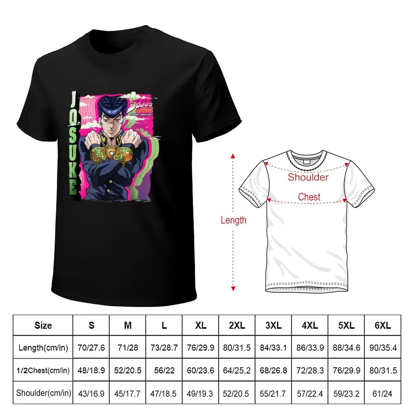 JoJo's Bizarres Adventures Josukes Clouds Funny T-Shirt sublime custom t shirt boys animal print plain white t shirts men