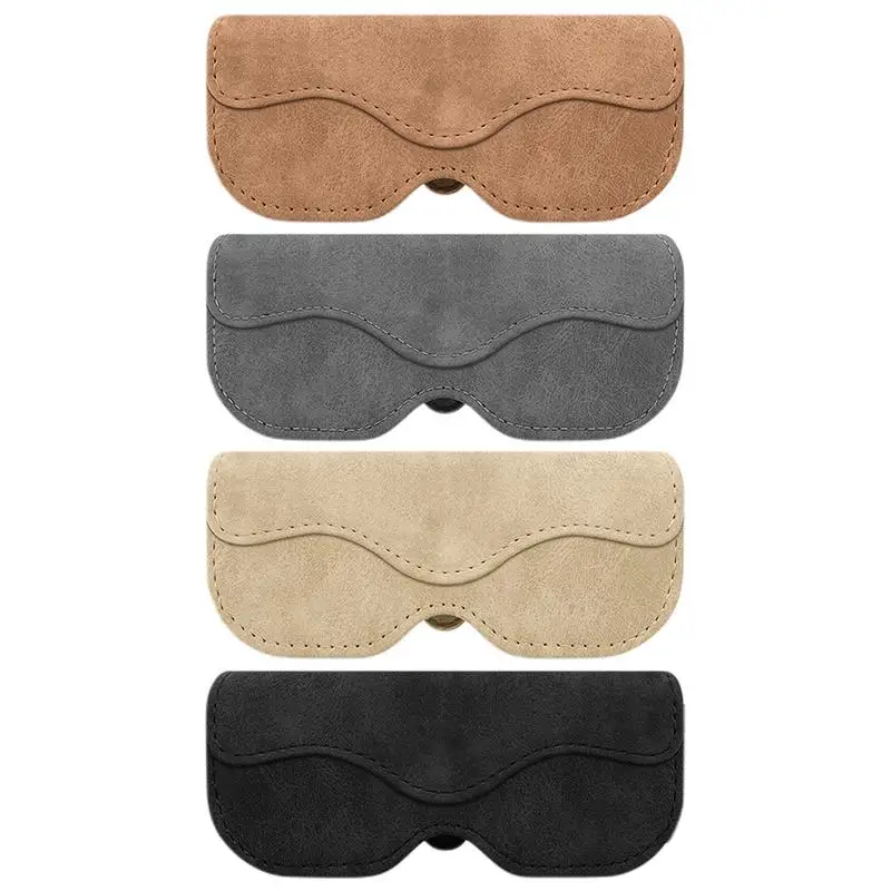 Car glasses storage box Car Sunglass Holder Case Solid Car Eyeglass Case With Clip Secure Car Glasses Holder Sunglasses Holder