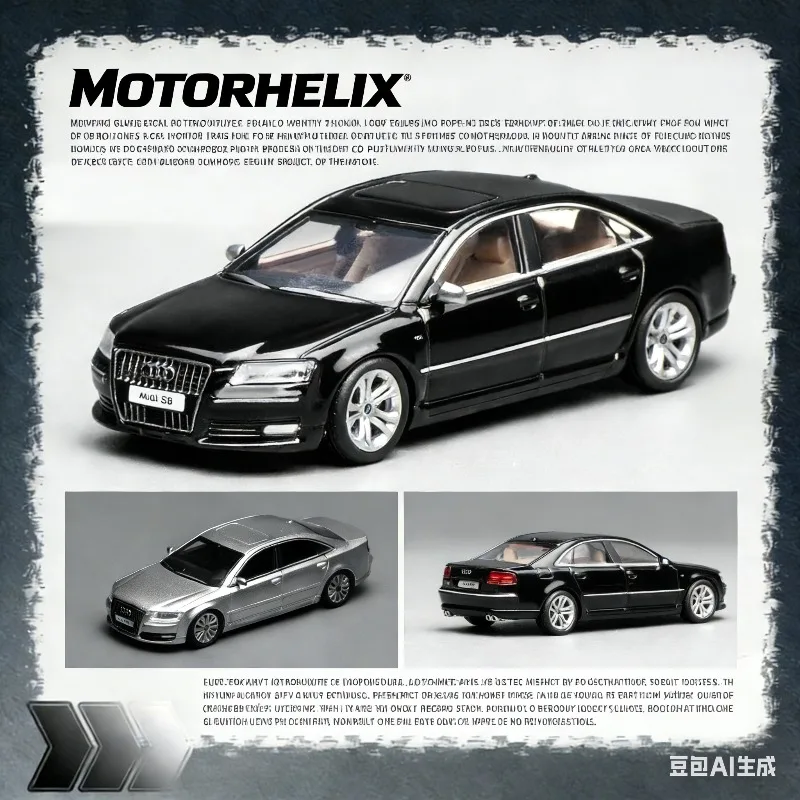 

Модель автомобиля MH 1:64 Audi A8 (D3) S8 2008 из литого сплава, коллекционная игрушка для мальчиков, подарок на праздник, предмет декора.