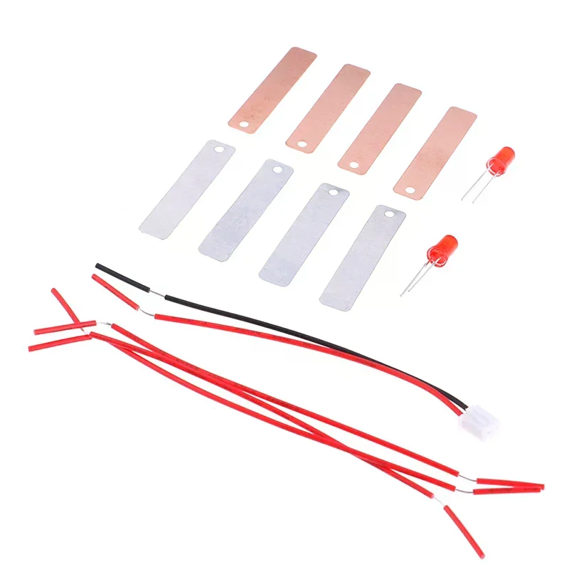 DIY Homemade Fruit Battery Power Generation Experiment Invention Of Zinc And Copper Sheets Physical Materials For Instruments