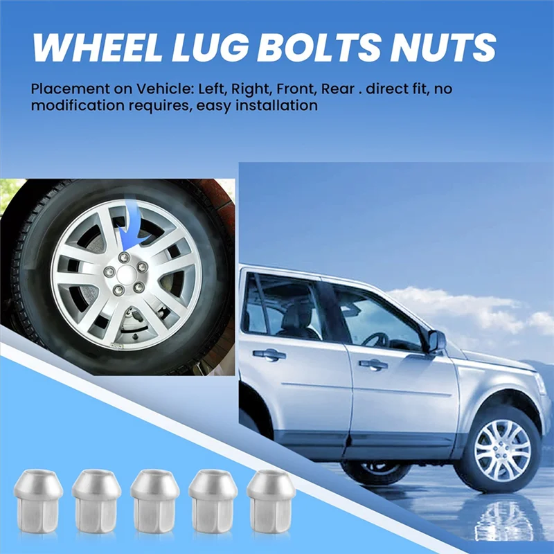 

20Pcs Wheel Lug Bolt Stud Nut Fits LR001381 For Cadillac Buick New Lacrosse Land Rover Freelander 2 Evoque