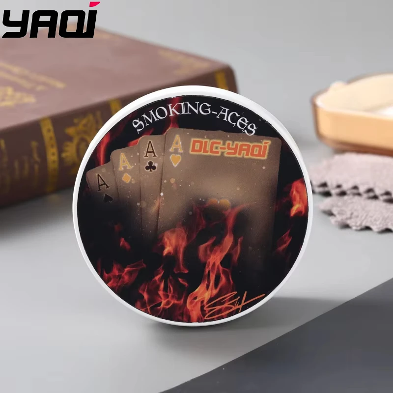 2026-yaqi-シェービングソープ-スモーキングエース-アティサン-170g-メンズ用シェービングクリーム