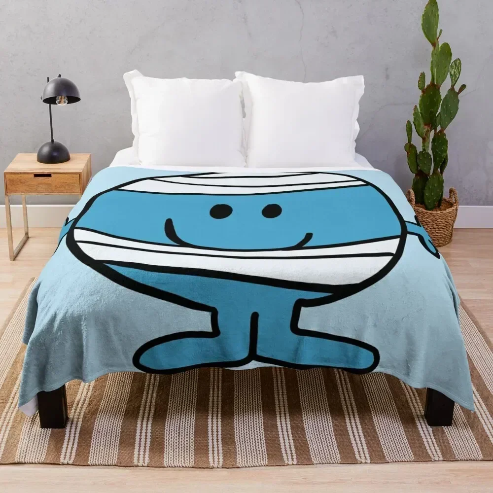 Little Mr Bumps Throw Blanket Soft Warm Blanket Gift for Men Women Adults