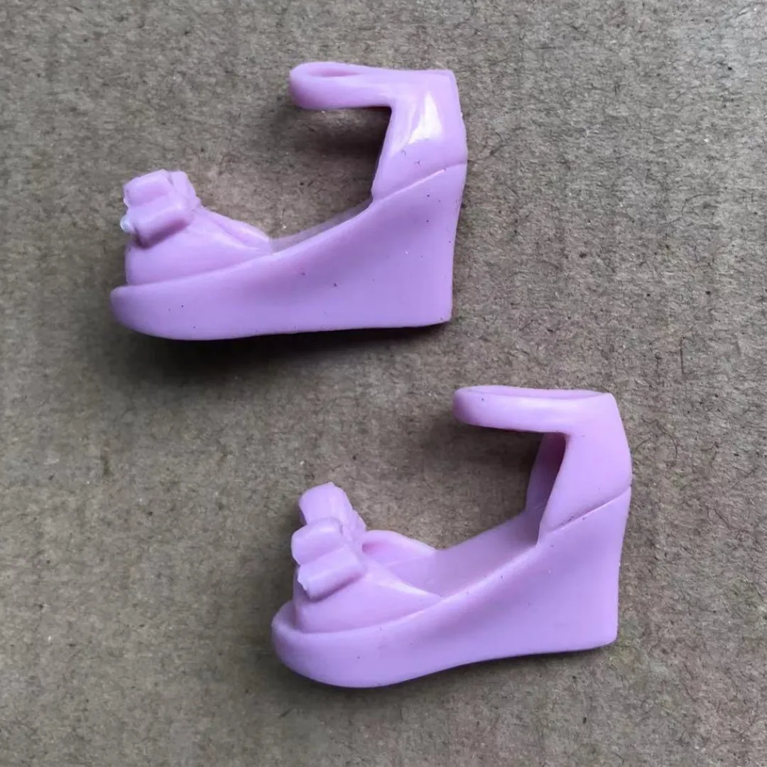 1/6 Puppe Schuhe Sandalen Bunte Puppe Zubehör Kinder DIY Puppe Dekoration Teile Original Puppe Dekore Schuhe – Detail 3