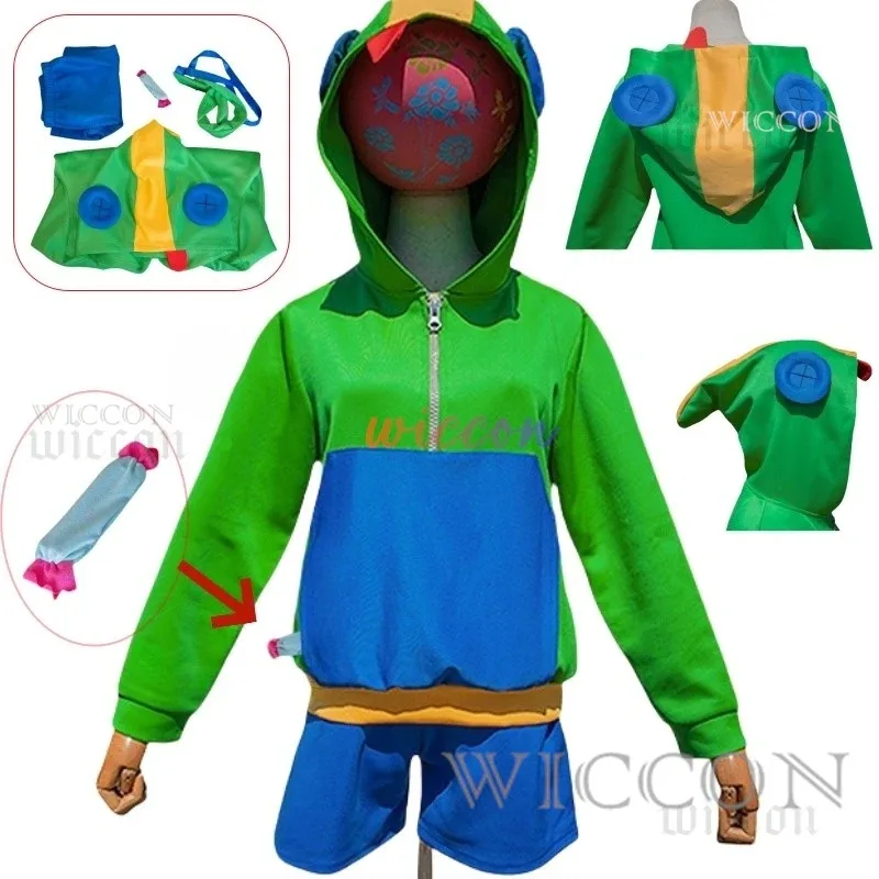 ليون كوسبلاي الأسطوري هوديس براولز الزي الموحد ستار أنيمي للجنسين السراويل القماش الحلوى هالوين حفلة لعب الأدوار الملابس #2