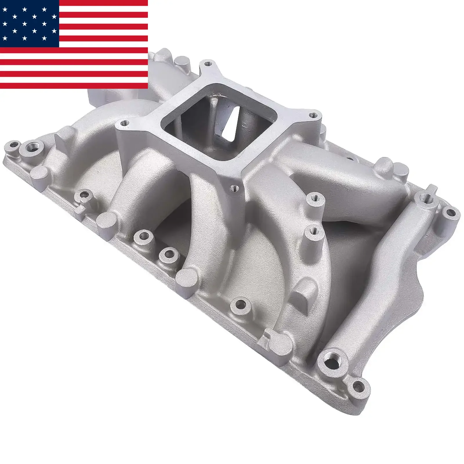 AP03 Air Gap Single Plane Intake Manifold for SBF Ford 351W Windsor V8 DM-3316