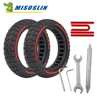 8.5 Inches Damping Durable 8.5x2-6.1 Honeycomb Solid Tire for Xiaomi M365 PRO PRO2 1S List E-Scooter Safety Reflective Stickers
