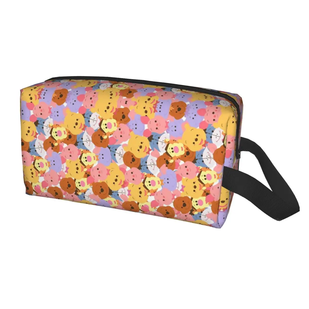 Winnie The Pooh Piglet Anime Cosmetic Bags Animal For Makeups Women Aesthetic Storage Organizers Zipper Home Makeup Pouch