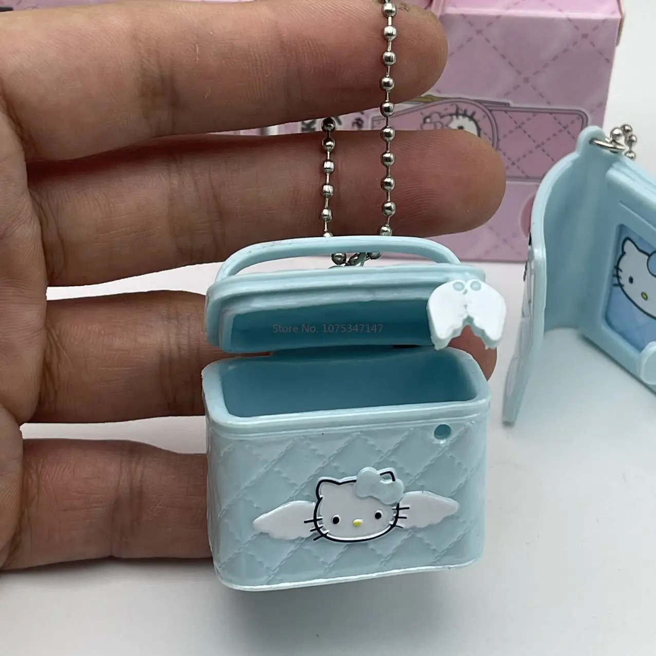 2025 جديد سانريو مرحبا كيتي أنيمي الملاك سلسلة حقيبة صغيرة 8 المعلقات المفاتيح سلسلة الهاتف مفاجأة صندوق أعمى الفتيات هدية عيد ميلاد