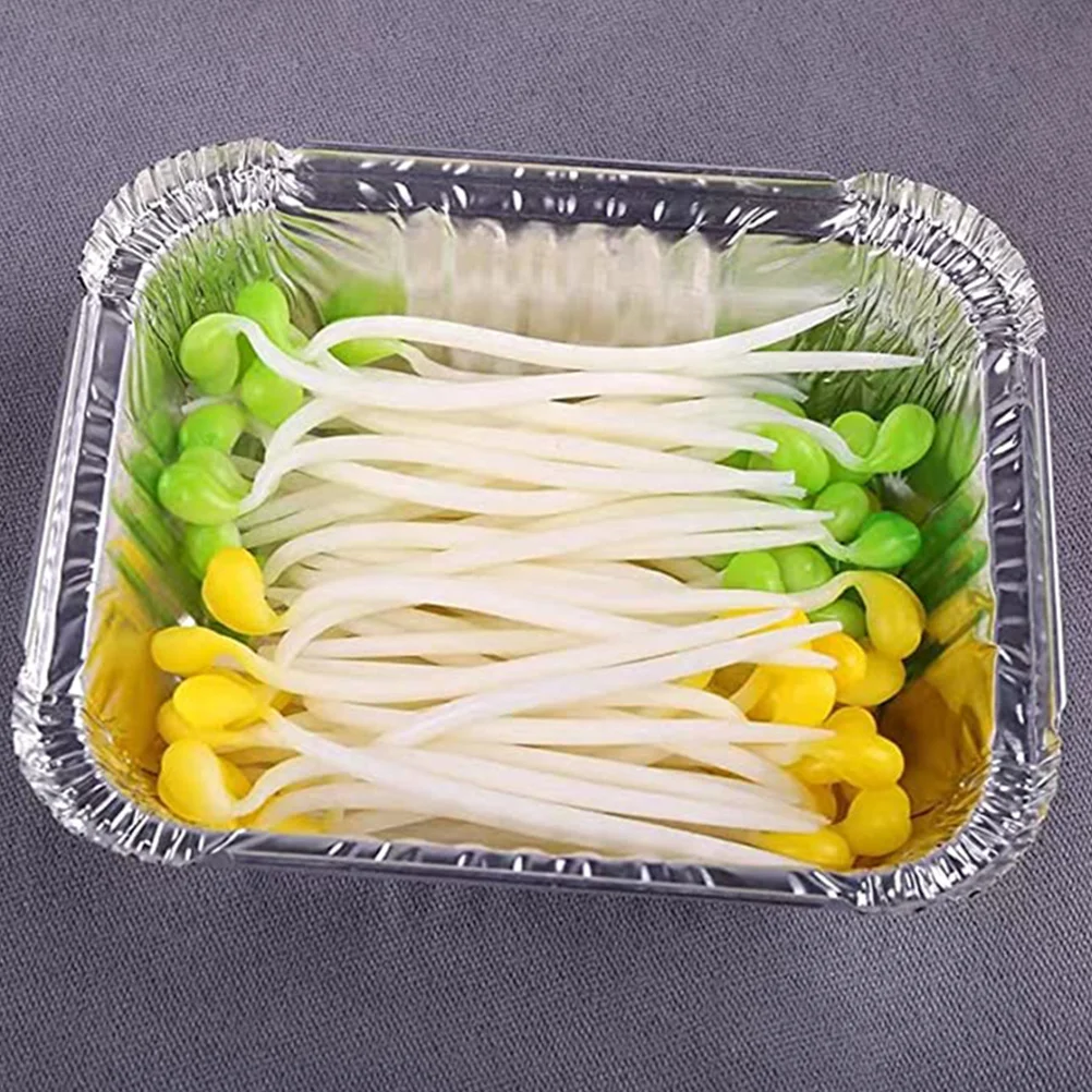 

50pcs Artificial Bean Sprouts Decorations Simulated Yellow Food Vegetables Fake Rustic Photo Props Restaurant Display Model