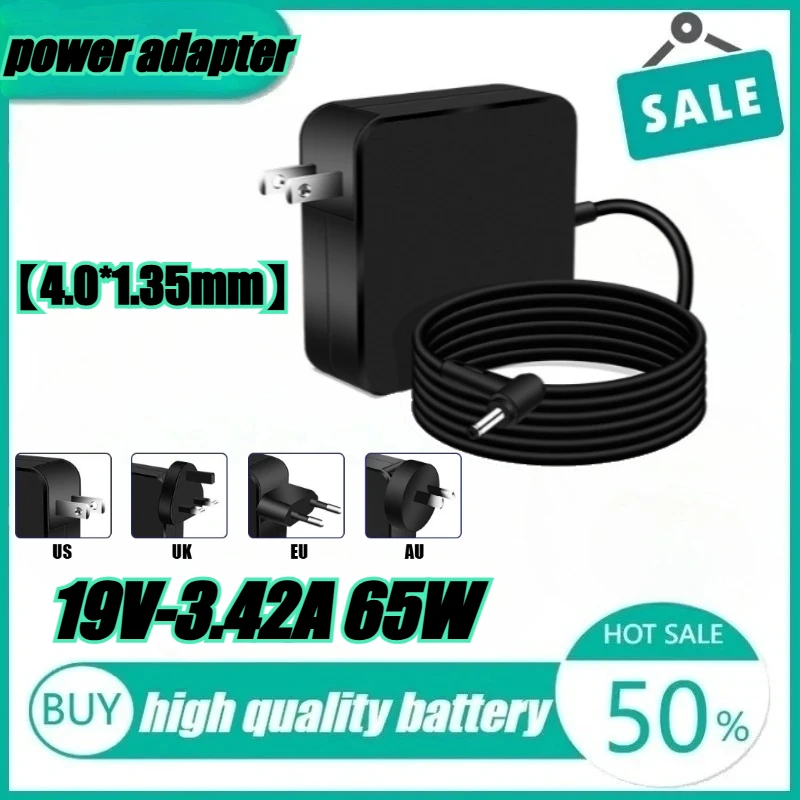 

New 4.0*1.35MM 19V 3.42A Laptop Charger Adapter For Asus Zenbook UX305 UX21A UX32A X201E X202E U3000 UX52 Power Supply