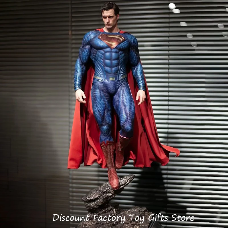 Estatua de Resina Jnd Superman Gk de 50 cm, Figura Coleccionable a Escala, Decoración para el Hogar, Colección para Adultos, Regalo Perfecto