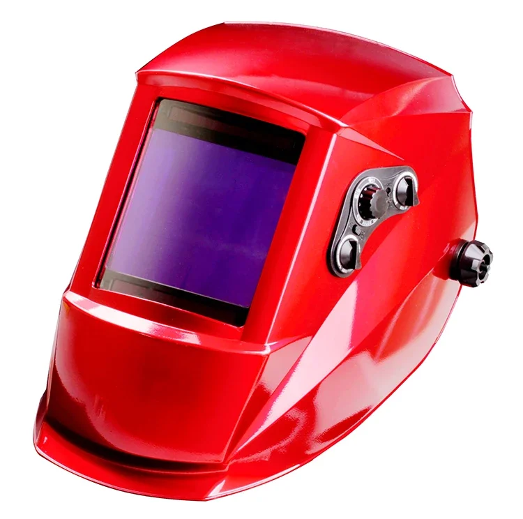 Large view safety solar auto powered darkening welding helmet mask DH-907