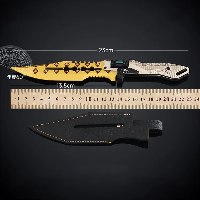 23cm Arena Breakout Game Melee Knife Model Winner Knife Alloy Toy Sword Collectible Ornaments Safety Uncut Crafts Gifts