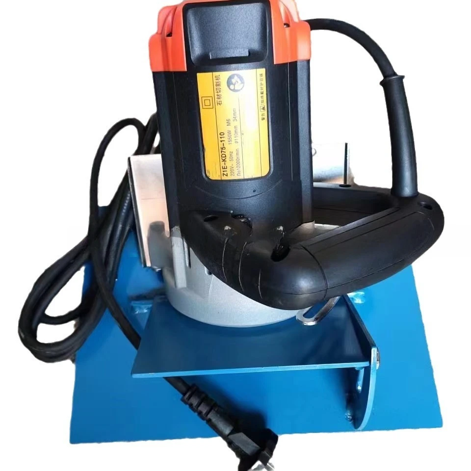 

Portable curbstone chamfering machine, portable curbstone chamfering machine, portable road