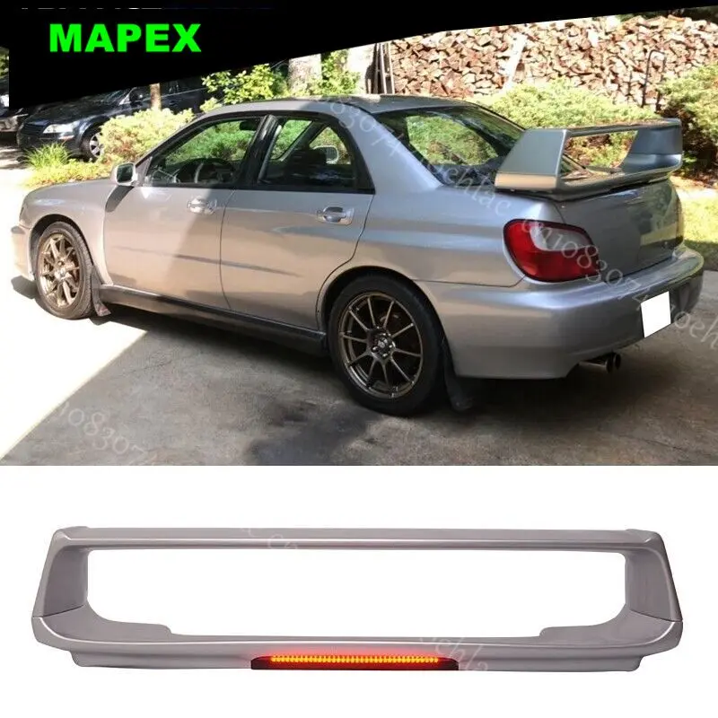 Per l\'ala spoiler del bagagliaio Subaru Impreza WRX 02-07 dipinta #   01G Premium