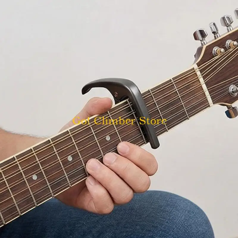 Q84C Compact Guitar Capo Perfect for Traveling Musicians and Frequent Performers