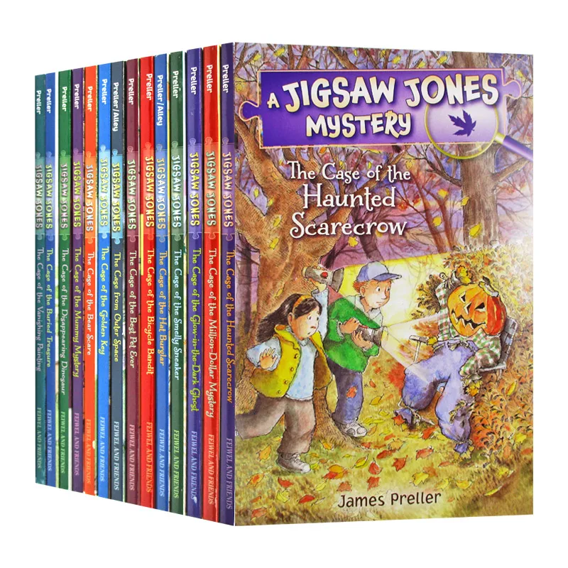 

14 Volumes Little Detective Jigsaw Jones Kids Storybook Picture Comic Book in English