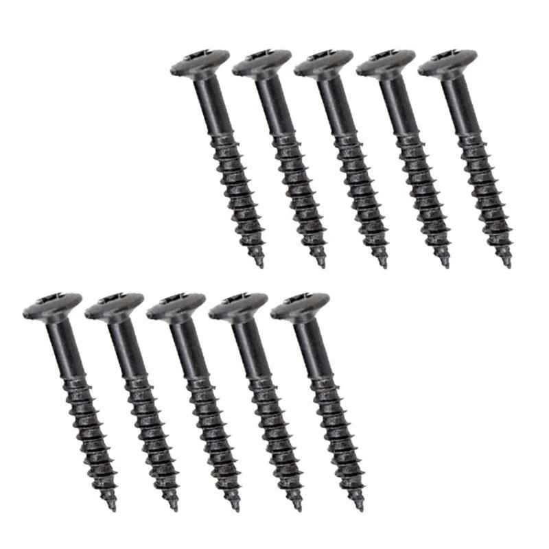 

10Pcs Stainless Steel Pickup Frame Surround Screws Electric Guitar Pickup Mounting Frame Fixing Screw Easy to Install