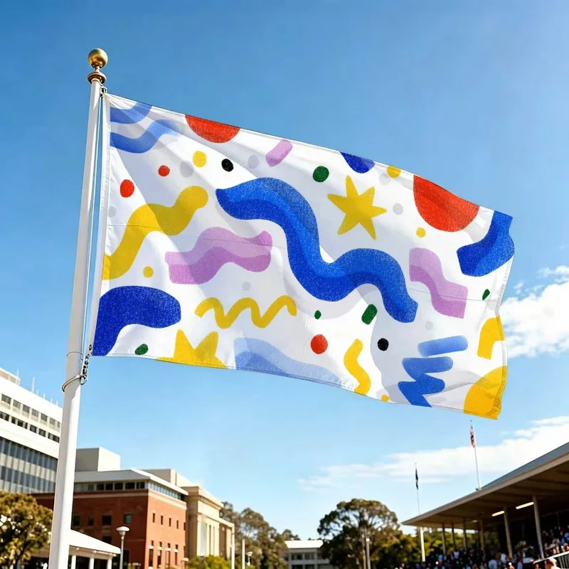 Custom Advertising Flags Fill Holiday Events With Strong Festive Charm Adapt Impressions  Every Guest For Advertising Promotion