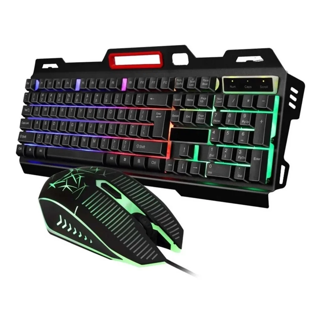 Kit Keyboard + Mouse Gamer Backlit Mechanical Gamer Led Rgb Optical M800