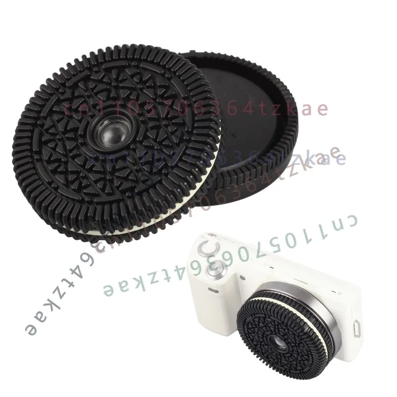 32mm F10 Full Frame Pancake Biscuit Lens, Free Focus Fixed Focus Lens for Sony E Mount Mirrorless Camera ZV-E10 A7IV A7 Series