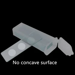 5 sztuk wklęsłych wklęsłych szkiełek wielokrotnego użytku lub przygotowanych szkiełek do mikroskop biologiczny materiałów eksploatacyjnych